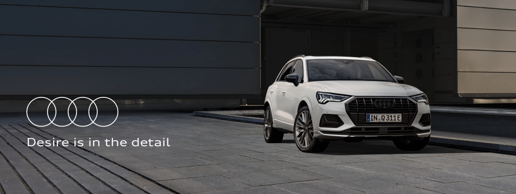 Desire is in the detail with the Audi Q3 and Q5 Dynamic Black models.