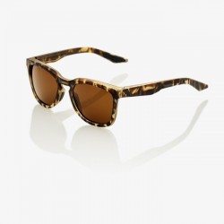 100% Hudson Sunglasses - Matte Black Havana/Bronze