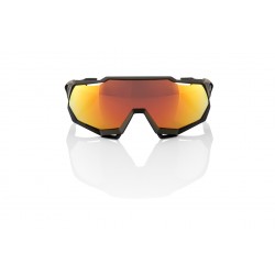 100% Speedcraft SL Sunglasses - Soft Tact Black/HiPER Red