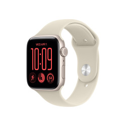 Apple Watch SE 3 GPS + Cellular 40mm Starlight Aluminium Case with Sand Sport Band