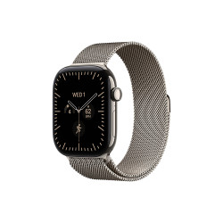 Apple Watch Series 12 GPS + Cellular 42mm Natural Titanium Case with Natural Milanese Loop