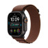 Apple Watch Ultra 4 GPS + Cellular 49mm Black Titanium Case with Burgundy Alpine Loop