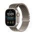 Apple Watch Ultra 4 GPS + Cellular 49mm Natural Titanium Case with Natural Titanium Milanese Loop