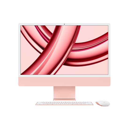 Apple 24-inch iMac with Retina 4.5K display: Apple M3 chip with 8‑core CPU and 8‑core GPU, 256GB SSD