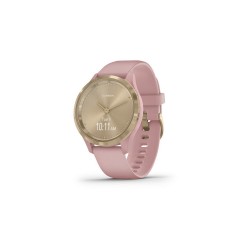 Garmin Vívomove 3S 39mm Light Gold Stainless Steel Bezel with Dust Rose Case and Silicone Band