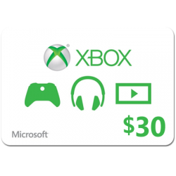 Xbox Live $30 Prepaid Instant Flexi E-Gift Card