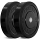 Lifespan Fitness CORTEX 150kg Black Series Bumper Plate Set 