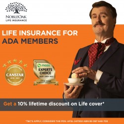 Offers for ADA members only -  from NobleOak Life Insurance