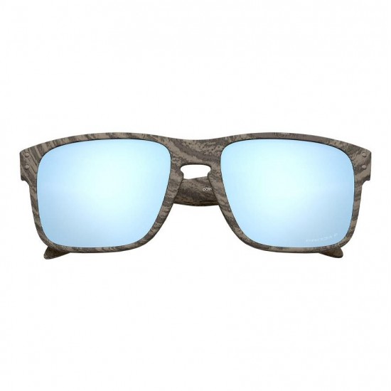 Oakley Holbrook Polarized Sunglasses - OSFA Woodgrain