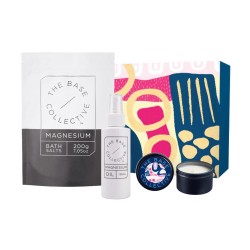 The Base Collective The Ultimate Calming Bundle with Nectarine Blossom & Honey Candle